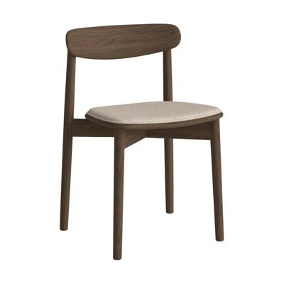 Bolia Merge eetkamerstoel Monza Beige donker geolied eiken