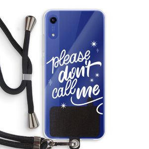 Don't call: Honor Play 8A Transparant Hoesje met koord