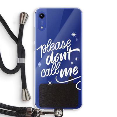 Don't call: Honor Play 8A Transparant Hoesje met koord