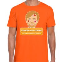 Oranje Koningsdag t-shirt - verwen deze koning - voor heren