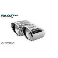 InoxCar uitlaat passend voor Seat Leon 5F 2.0 TDI FR 150pk 2014- 2x80mm X-Race IXSELE22XR80