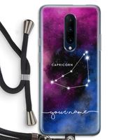 Sterrenbeeld - Donker: OnePlus 7 Pro Transparant Hoesje met koord