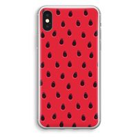 Watermelon: iPhone XS Transparant Hoesje