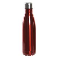 ITEM Waterfles - rood - RVS - thermos - 500 ml - dubbelwandig - BPA-vrij - vaatwasserbestendig