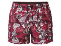 LIVERGY Heren zwemshorts (4XL, Rood)