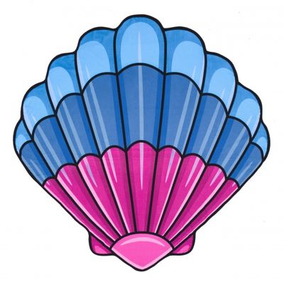 Yello strandlaken schelp 150 x 150 cm Yello strandlaken schelp 150 x 150 cm