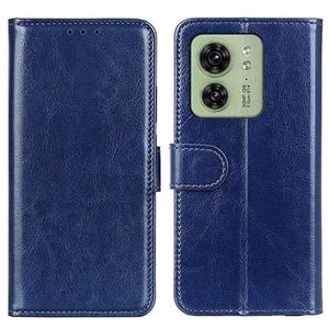 Motorola Edge 40 Wallet Case met Magnetische Sluiting - Blauw