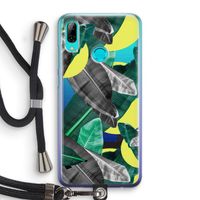 Fantasie jungle: Huawei P Smart (2019) Transparant Hoesje met koord