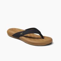 REEF Cushion Harmony Slipper Dames Black/Tan 10