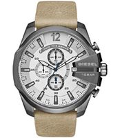 Horlogeband Diesel DZ4359 Leder Beige 26mm - thumbnail