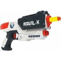 Toi-toys Pistool Foam Strike X Junior Wit/grijs/rood 6-delig - thumbnail