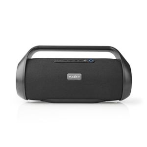 Nedis Bluetooth® Party Boombox | 6 uur | 2.0 | 132 W | Media afspeelmogelijkheden: AUX / USB | IPX5 | Koppelbaar | Handgreep | Zwart - SPBB320BK