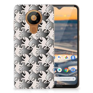 Nokia 5.3 TPU Hoesje Salamander Grey