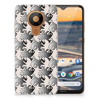 Nokia 5.3 TPU Hoesje Salamander Grey - thumbnail