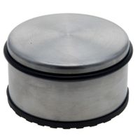 Aluminium deurstopper met rubber 11 cm