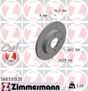 Remschijf Coat Z 540531320