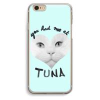 You had me at tuna: iPhone 6 / 6S Transparant Hoesje