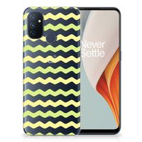 OnePlus Nord N100 TPU bumper Waves Yellow - thumbnail