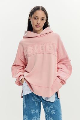 Oversized hoodie sweater - BLUE - M