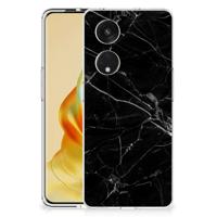 OPPO Reno8 T 5G | TPU | Siliconen hoesje | Marmer Zwart - Origineel Cadeau Vader