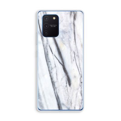 Gestreepte marmer: Samsung Galaxy Note 10 Lite Transparant Hoesje