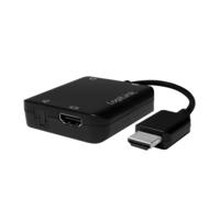 LogiLink CV0106 Adapter [1x HDMI-stekker - 1x HDMI-bus, Toslink-bus (ODT)] Zwart - thumbnail