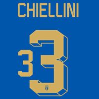 Chiellini 3 (Officiële Italië Bedrukking 2022-2023)