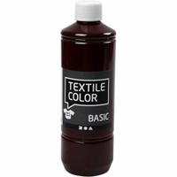 Creativ Company Textielkleur, aubergine, 500 ml/ 1 fles Creativ Company Textielkleur, aubergine, 500 ml/ 1 fles