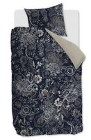 Rivièra Maison Floral Paisley Dekbedovertrek, Kussensloop Donker Blauw 140 x 200/220 cm + 1x 60 x 70 cm