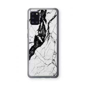 Witte marmer 2: Samsung Galaxy A31 Transparant Hoesje