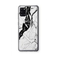 Witte marmer 2: Samsung Galaxy A31 Transparant Hoesje