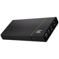 Green Cell GC PowerPlay Ultra Powerbank 26800 mAh Quick Charge 3.0, USB PD LiPo Zwart Green Cell GC PowerPlay Ultra Powerbank 26800 mAh Quick Charge 3.0, USB PD LiPo Zwart