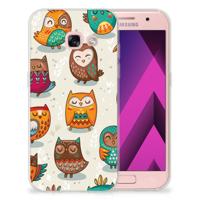 Samsung Galaxy A3 2017 | TPU Hoesje | Vrolijke Uilen Samsung Galaxy A3 2017 | TPU Hoesje | Vrolijke Uilen