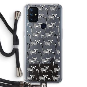 Makis: OnePlus Nord N10 5G Transparant Hoesje met koord