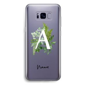 Green Brush: Samsung Galaxy S8 Plus Transparant Hoesje