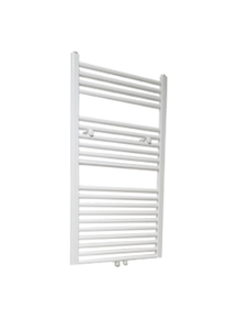 Sanisupply Lydia radiator 120x60 cm midden-onderaansluiting wit