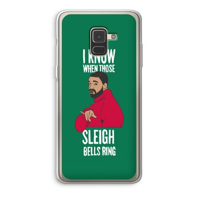 Sleigh Bells Ring: Samsung Galaxy A8 (2018) Transparant Hoesje