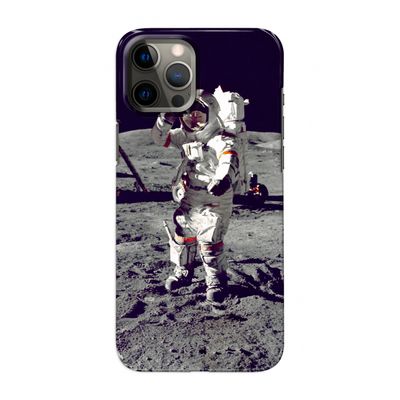 Spaceman: Volledig geprint iPhone 12 Pro Max Hoesje