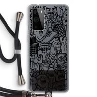 Vexx Black Mixtape: OnePlus 9 Pro Transparant Hoesje met koord