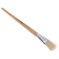 Copenhagen Pro Platte Lyonpenseel | Maat 22 | Wit Chinees varkenshaar | FSC gelakte houten steel - 23.140.22