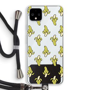 Bananas: Pixel 4 XL Transparant Hoesje met koord