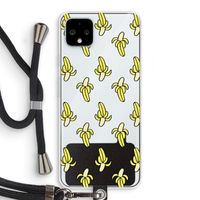 Bananas: Pixel 4 XL Transparant Hoesje met koord