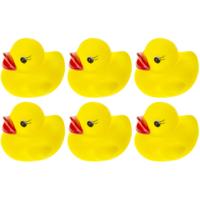 Duckiez Badeendjes - 60x stuks - geel - mini formaat - 3 cm - badspeeltje