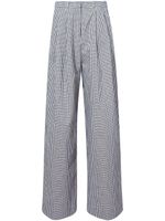 Proenza Schouler White Label pantalon de costume à taille haute - Noir - thumbnail