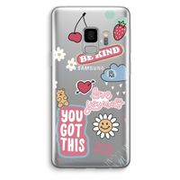 Positivity: Samsung Galaxy S9 Transparant Hoesje