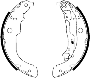 Remschoenset ATE, u.a. fÃ¼r Peugeot, CitroÃ«n, DS