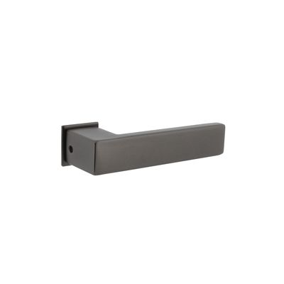 Intersteel Deurklink Amsterdam met minimalistische rozet in antraciet grijs