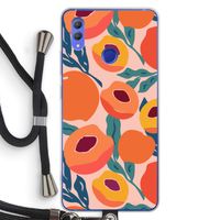 Perzik: Honor Note 10 Transparant Hoesje met koord