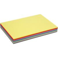 Colortime Gekleurd karton, a3, vel 297x420 mm, 180 gr, diverse kleuren, 300 div vellen/ 1 doos