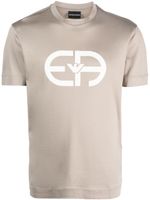 Emporio Armani t-shirt à logo imprimé - Gris